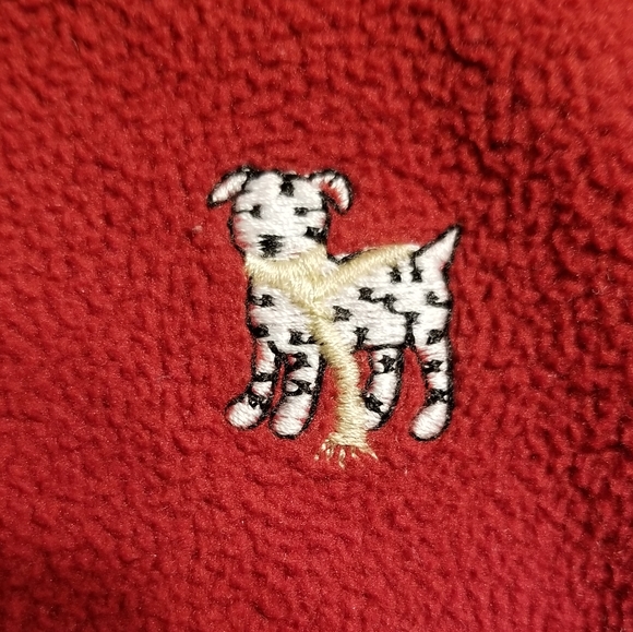 2005 guc Janie and Jack 4T fleece dalmation firetruck pull-over WARM FOR WINTER! - Picture 11 of 12